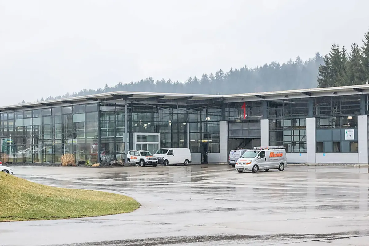 Сервисный центр Tesla в Клагенфурте.