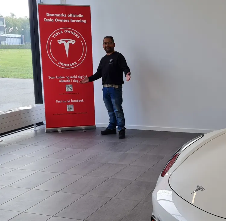 Сервисный центр Tesla в Оденсе.