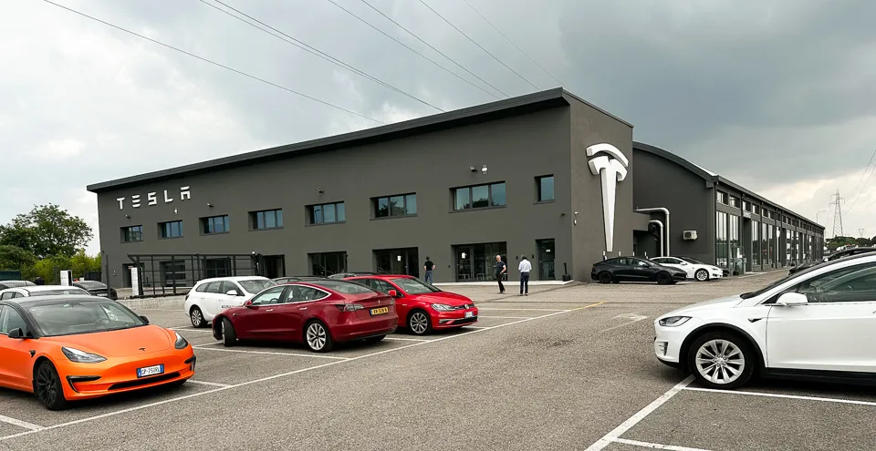 Центр Tesla на viale delle Nazioni в Вероне