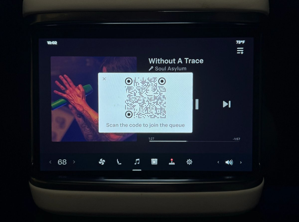 Rear Screen Lyrics Removed