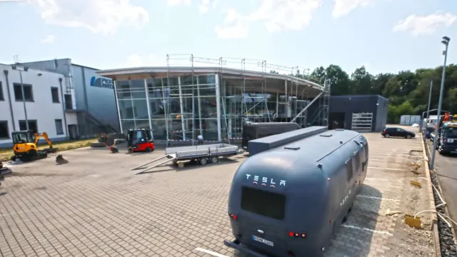 Tesla-Center an der Adresse An der Automeile 12A in Gießen.