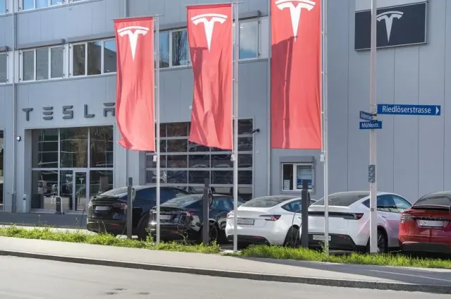 Centre de service Tesla à Landquart.
