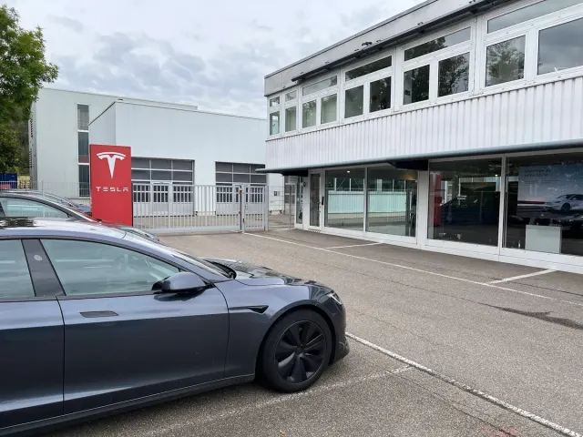 Tesla-Center in Stuttgart.