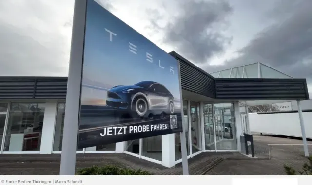 Tesla-Center an der Weimarische Straße 38 in Erfurt.