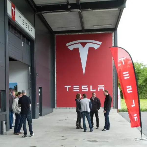 Centre de service Tesla à Möhlin.