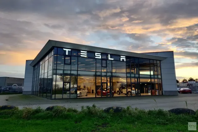 Tesla-servicecentrum in Purmerend.